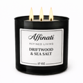3-Wick Driftwood & Sea Salt Candle