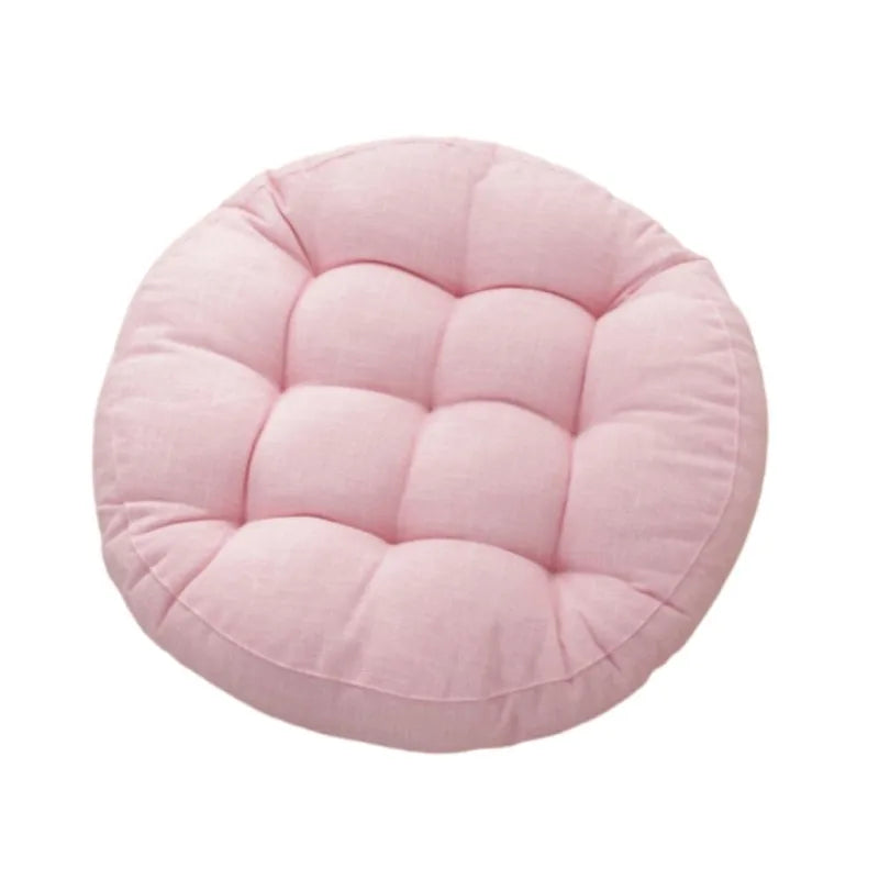 DecorBites™ Kids' Round Floor Cushions: Flexible Seating for Home, Preschool, Yoga
