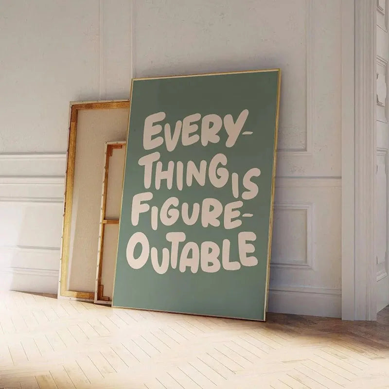 DecorBites™ Inspirational Quote Poster for Home or Office