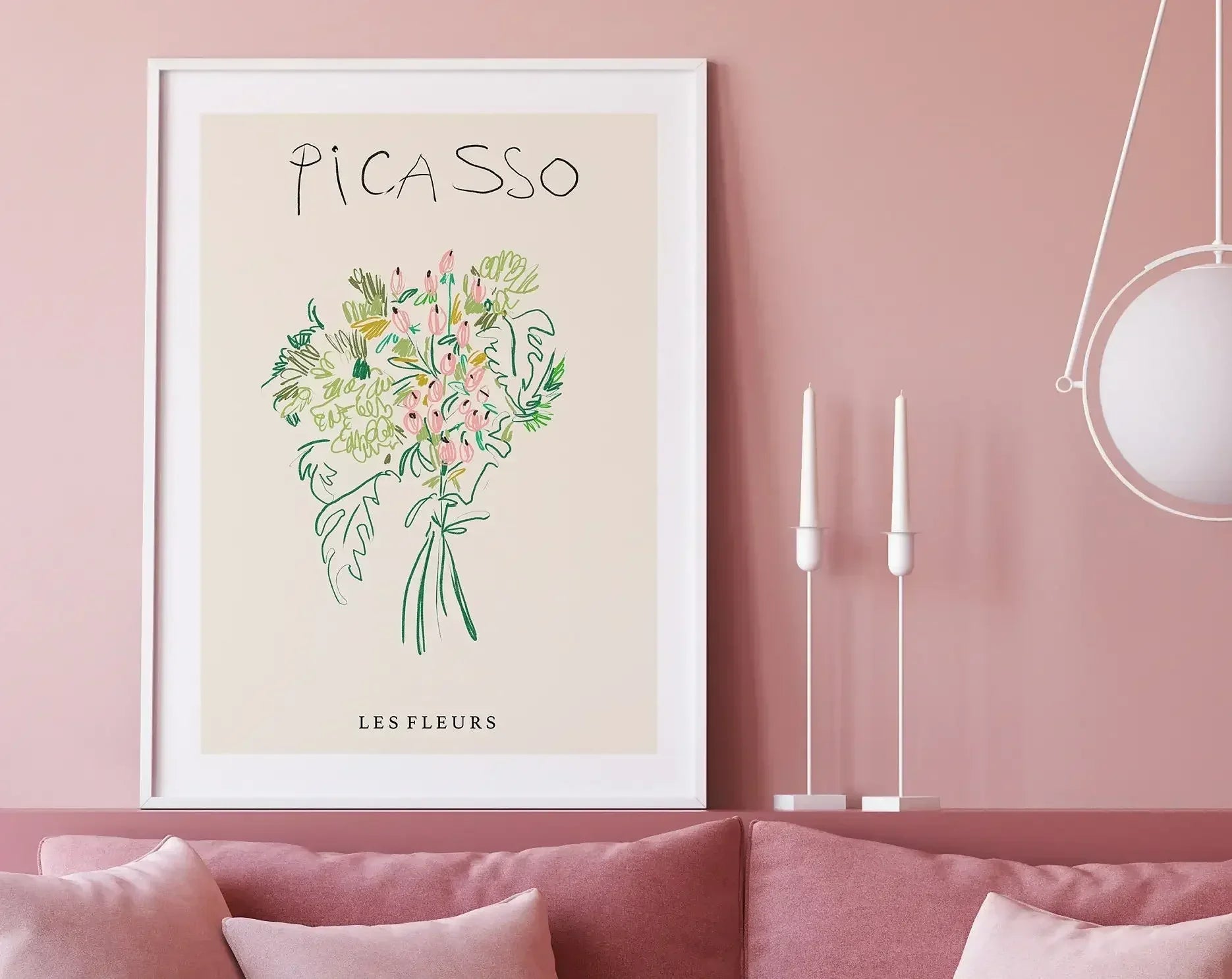 DecorBites™ Matisse Botanical Flower Poster Collection