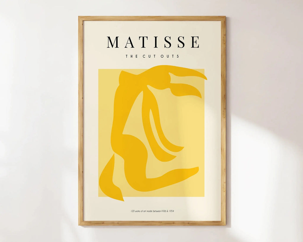 DecorBites™ Matisse Botanical Flower Poster Collection