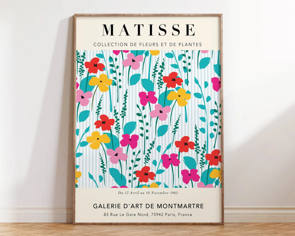 DecorBites™ Matisse Floral Art Prints and Canvas