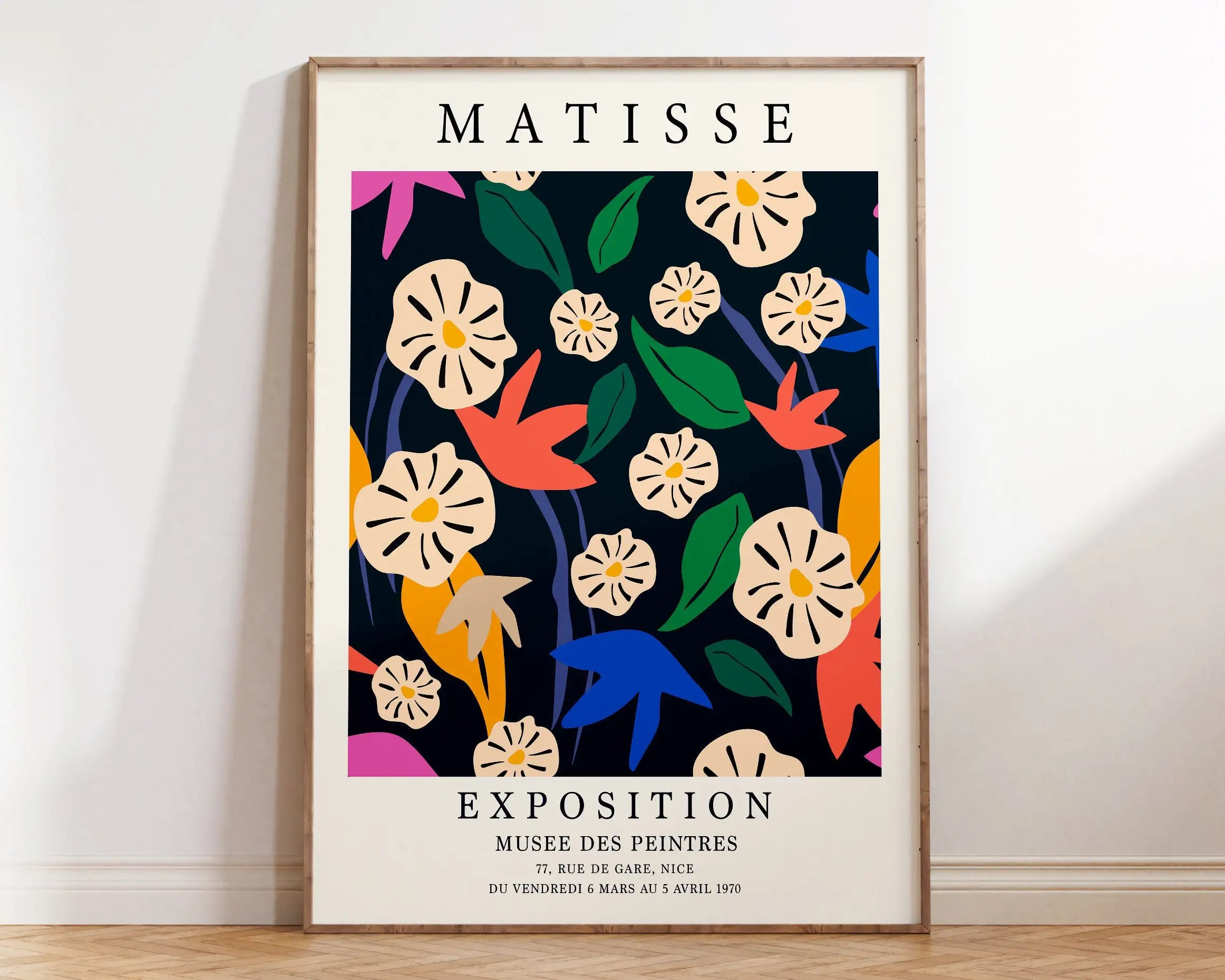 DecorBites™ Matisse Floral Art Prints - Botanical Collection