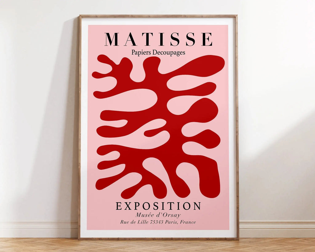 DecorBites™ Matisse Floral Art Prints - Botanical Collection