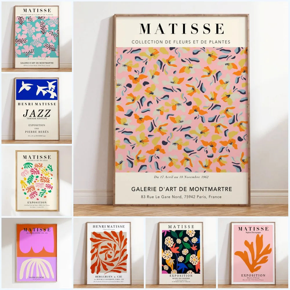DecorBites™ Matisse Floral Art Prints Collection