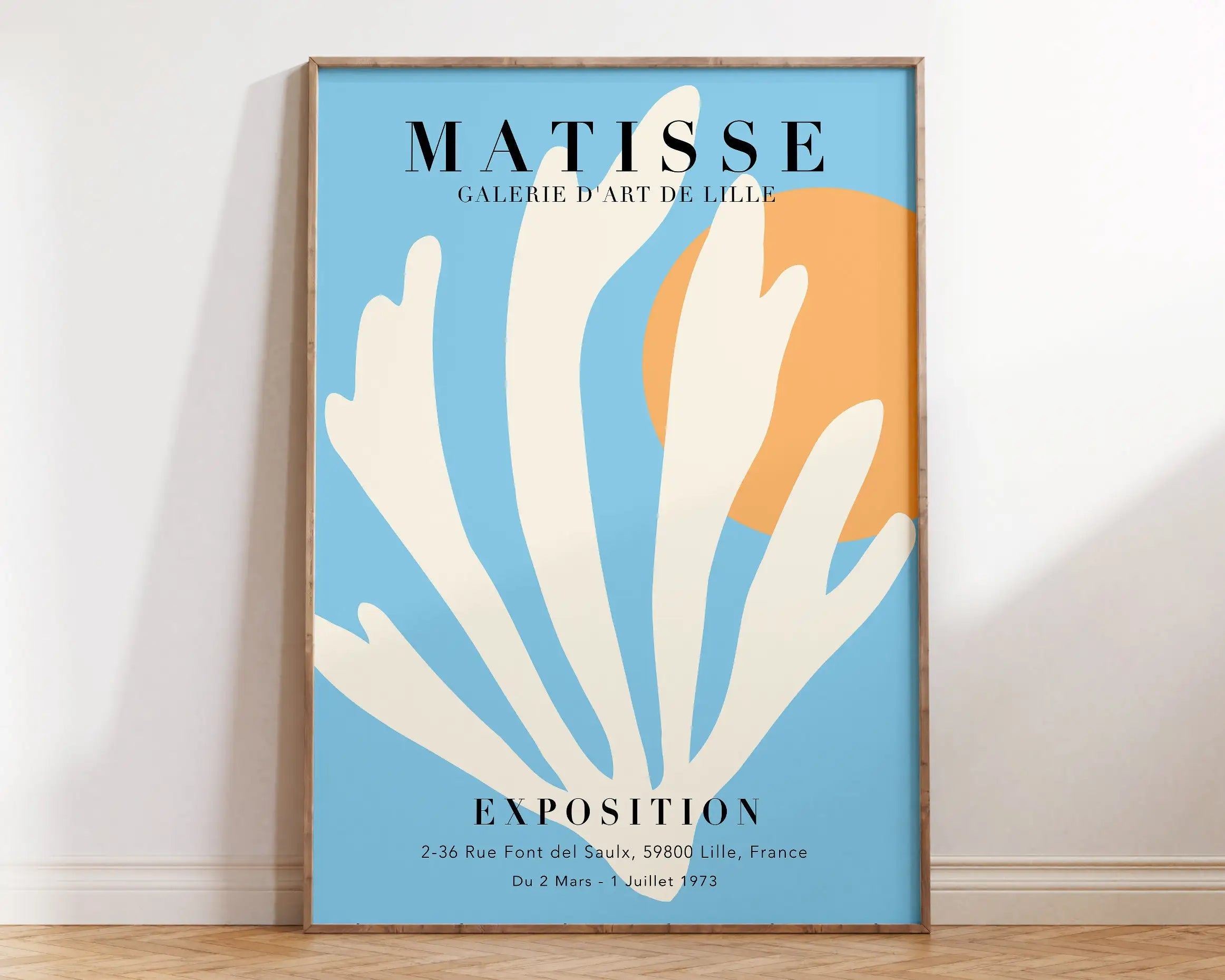 DecorBites™ Matisse Floral Prints- Abstract Flowers Canvas Exhibition