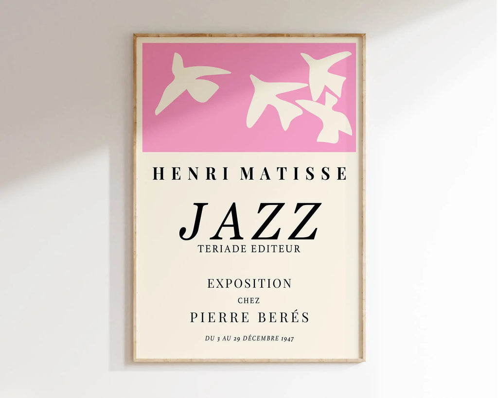 DecorBites™ Matisse Floral Prints- Abstract Flowers Canvas Exhibition