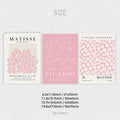 DecorBites™ Pink Abstract Sage Wall Art Set