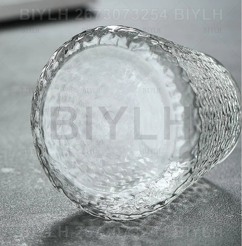 DecorBites™ Small Transparent Glass Vase for Home Decor