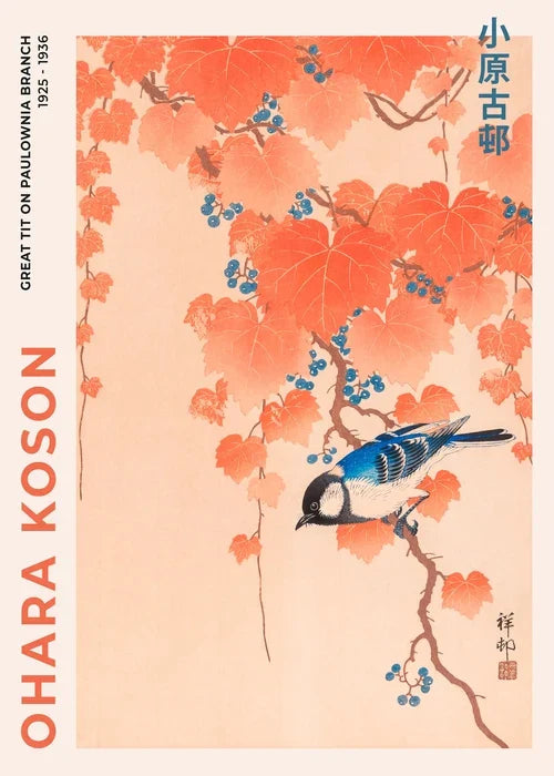 DecorBites™ Japanese Hokusai Landscape Art Poster Print - Home Decor