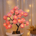 DecorBites™ LED Rose Tree Lamp, USB Powered Flower Night Light, Atmosphere Lighting for Holiday Parties Weddings Gift Lover Home Decor