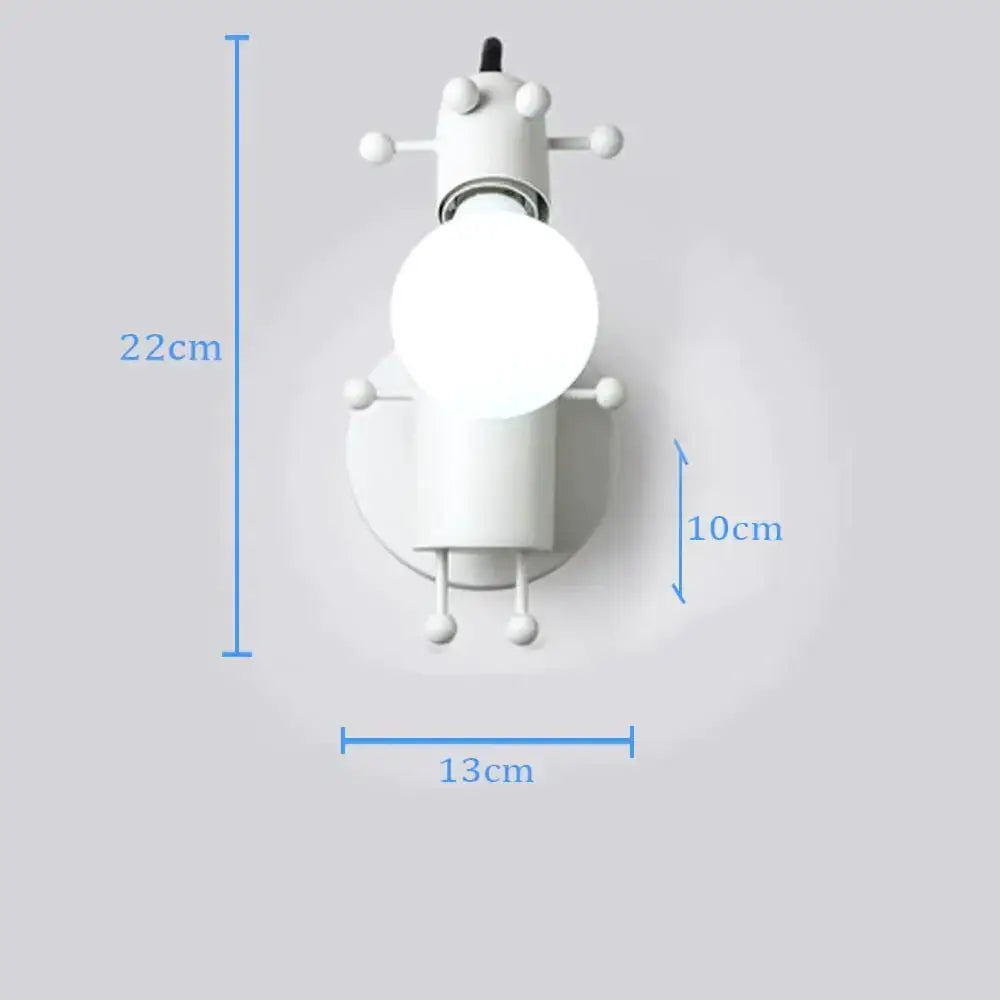 DecorBites™ Modern Creative Minimalism Metal Robot Ants Lamps for Kids Baby Living room