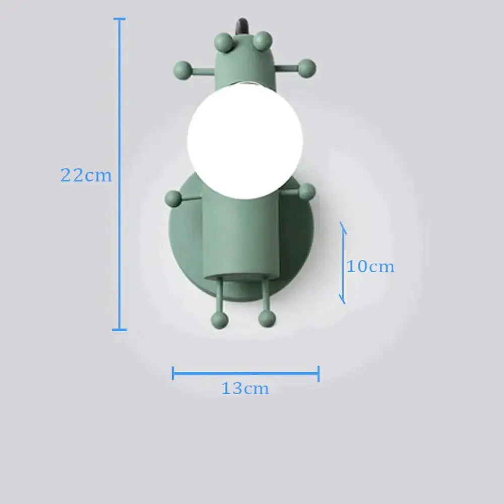 DecorBites™ Modern Creative Minimalism Metal Robot Ants Lamps for Kids Baby Living room