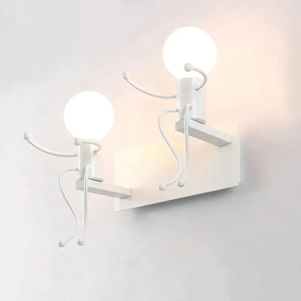 DecorBites™ Modern Creative Minimalism Metal Robot Ants Lamps for Kids Baby Living room
