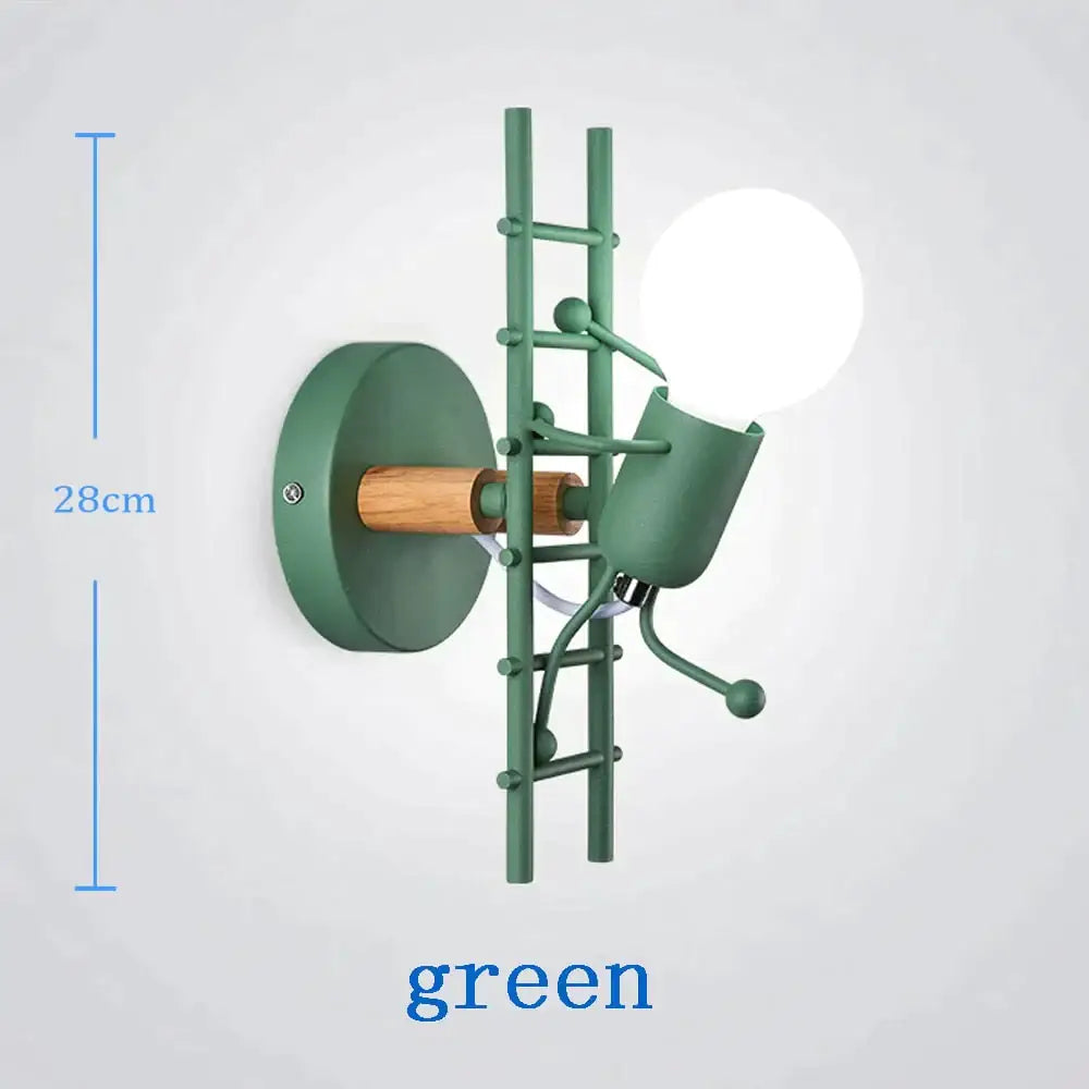 DecorBites™ Modern Creative Minimalism Metal Robot Ants Lamps for Kids Baby Living room