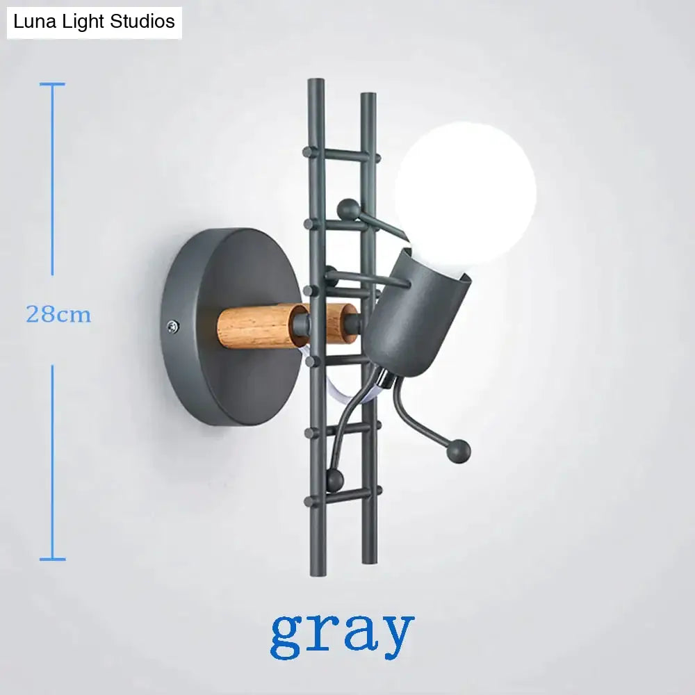 DecorBites™ Modern Creative Minimalism Metal Robot Ants Lamps for Kids Baby Living room