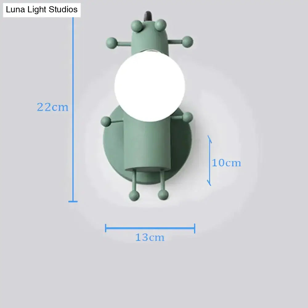 DecorBites™ Modern Creative Minimalism Metal Robot Ants Lamps for Kids Baby Living room