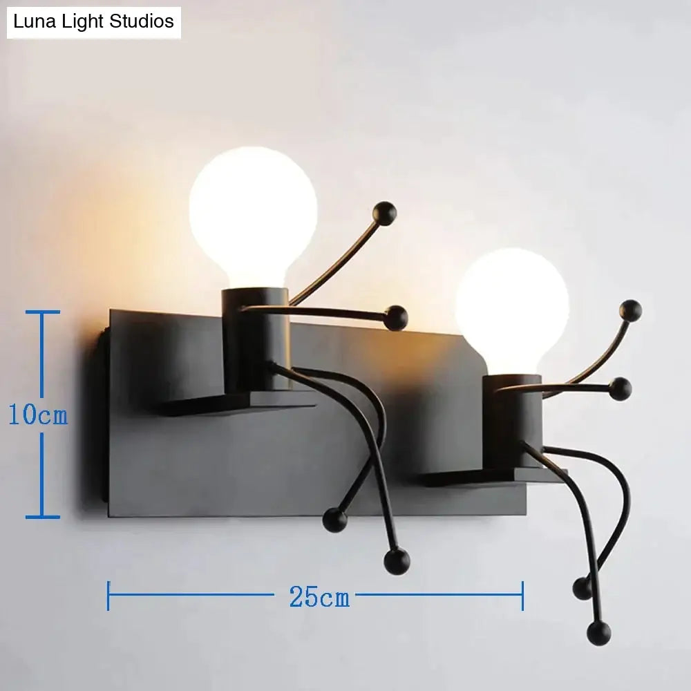 DecorBites™ Modern Creative Minimalism Metal Robot Ants Lamps for Kids Baby Living room