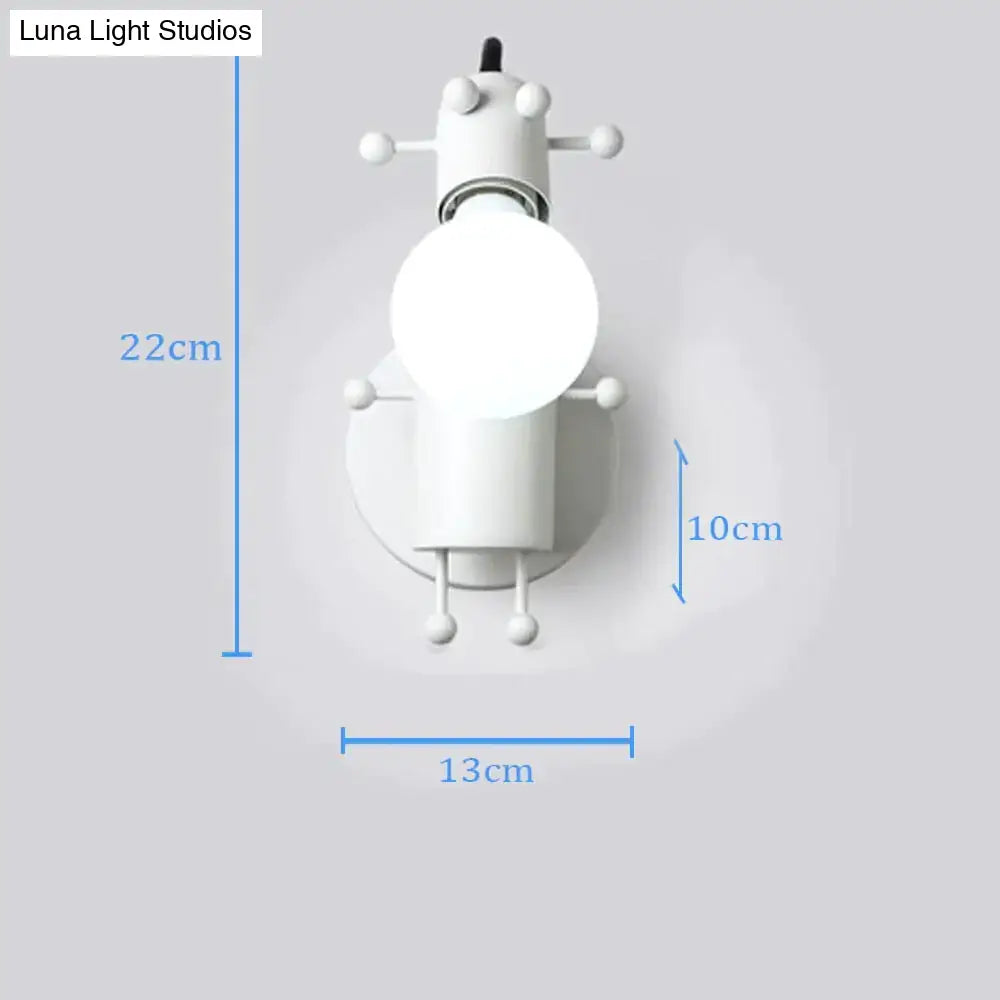 DecorBites™ Modern Creative Minimalism Metal Robot Ants Lamps for Kids Baby Living room