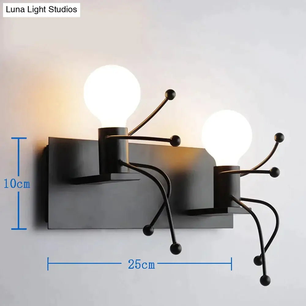 DecorBites™ Modern Creative Minimalism Metal Robot Ants Lamps for Kids Baby Living room