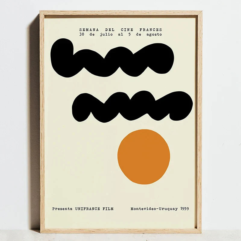 DecorBites™ Modern Geometric Bauhaus Exhibition Posters