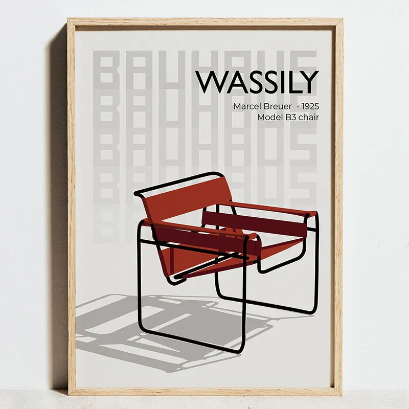 DecorBites™ Modern Geometric Bauhaus Exhibition Posters