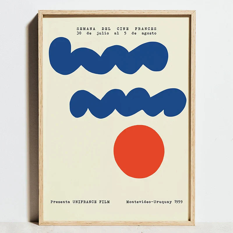 DecorBites™ Modern Geometric Bauhaus Exhibition Posters
