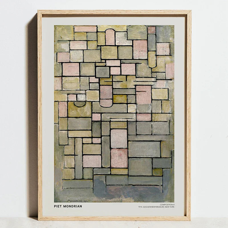 DecorBites™ Modern Geometric Bauhaus Exhibition Posters