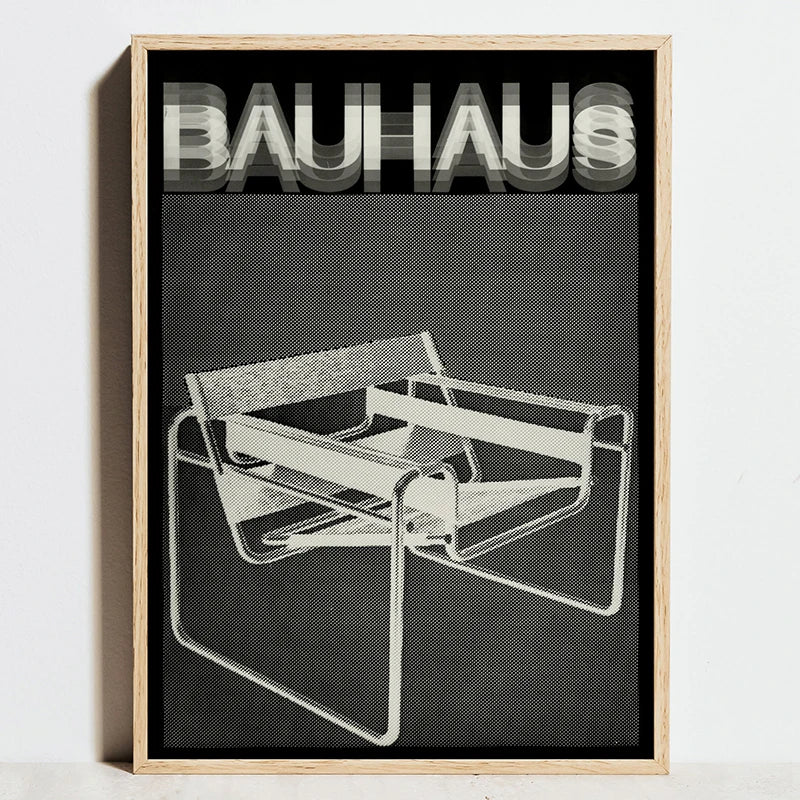 DecorBites™ Modern Geometric Bauhaus Exhibition Posters