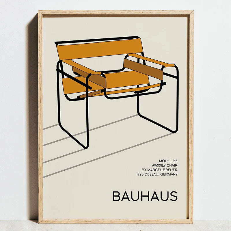 DecorBites™ Modern Geometric Bauhaus Exhibition Posters