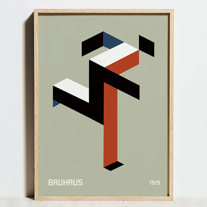 DecorBites™ Modern Geometric Bauhaus Exhibition Posters
