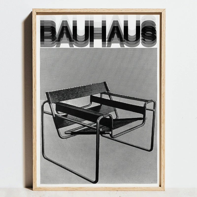 DecorBites™ Modern Geometric Bauhaus Exhibition Posters
