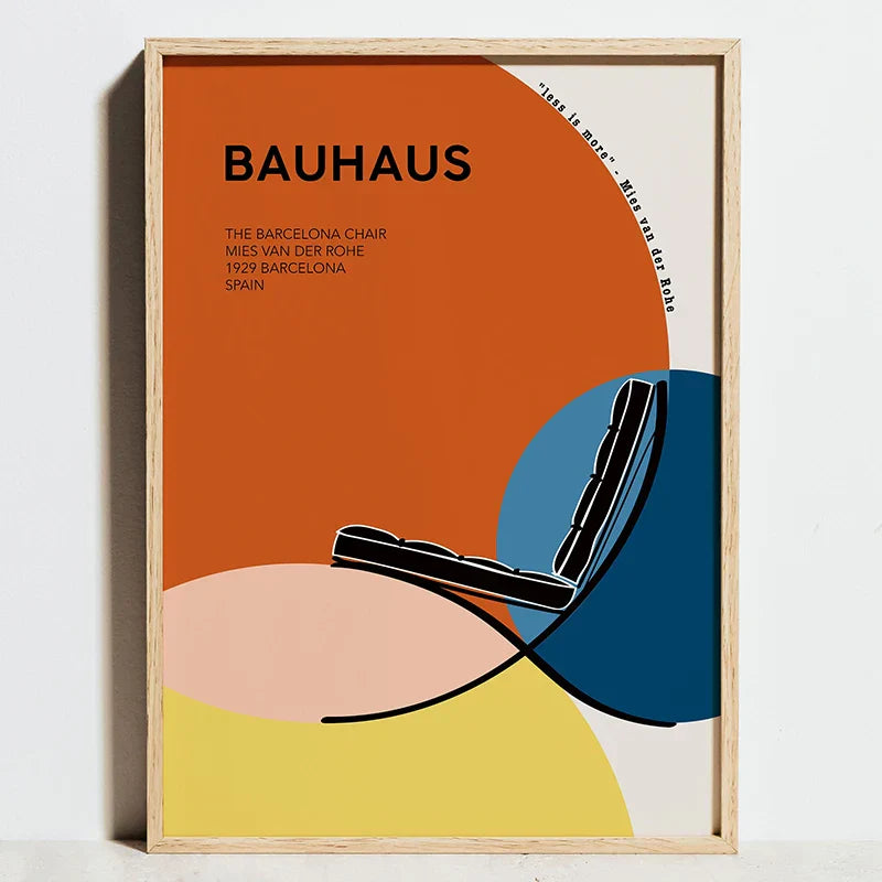 DecorBites™ Modern Geometric Bauhaus Exhibition Posters