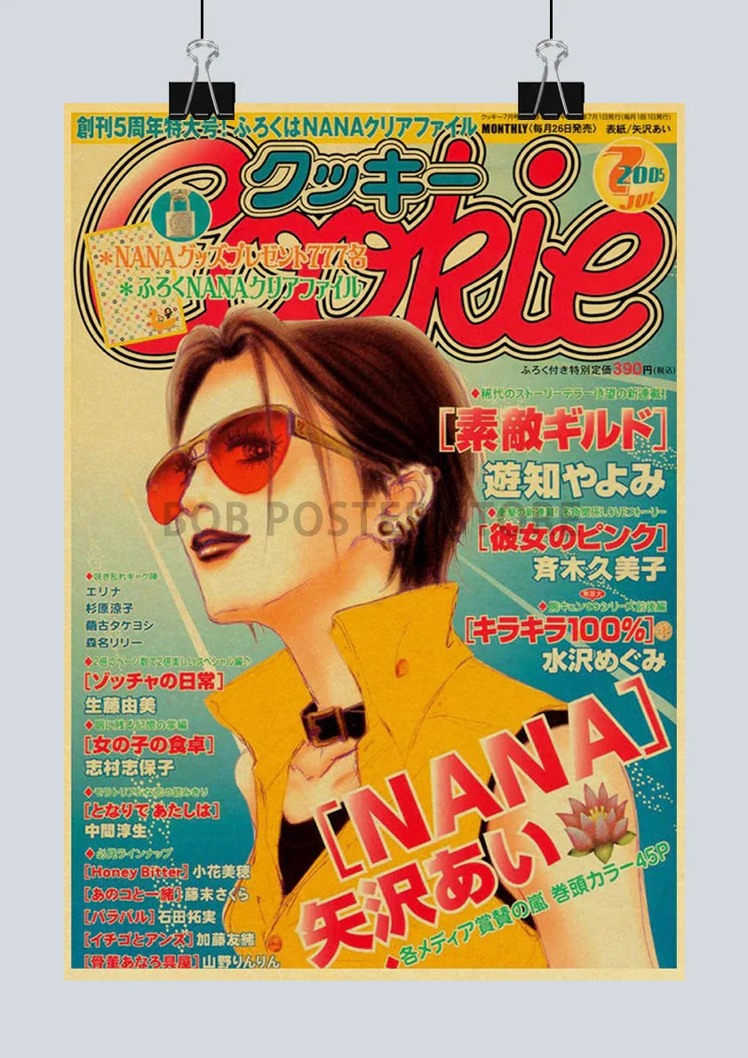 DecorBites™ NANA Anime Poster Set – Retro Style