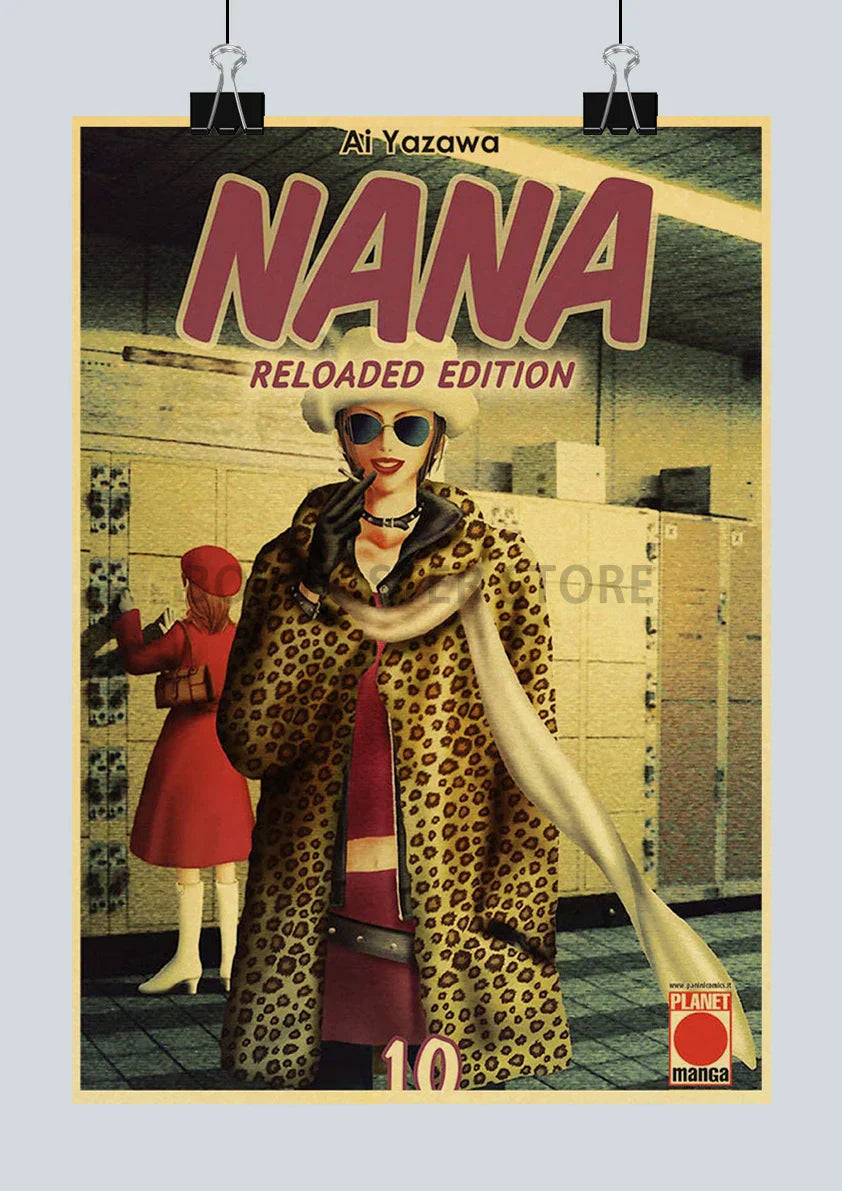 DecorBites™ NANA Anime Poster Set – Retro Style