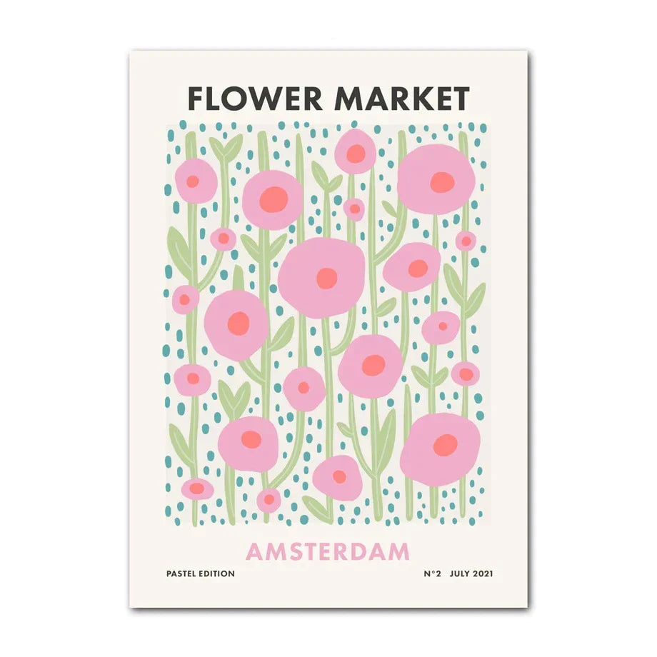 DecorBites™ Pastel Purple Abstract Wall Art Print