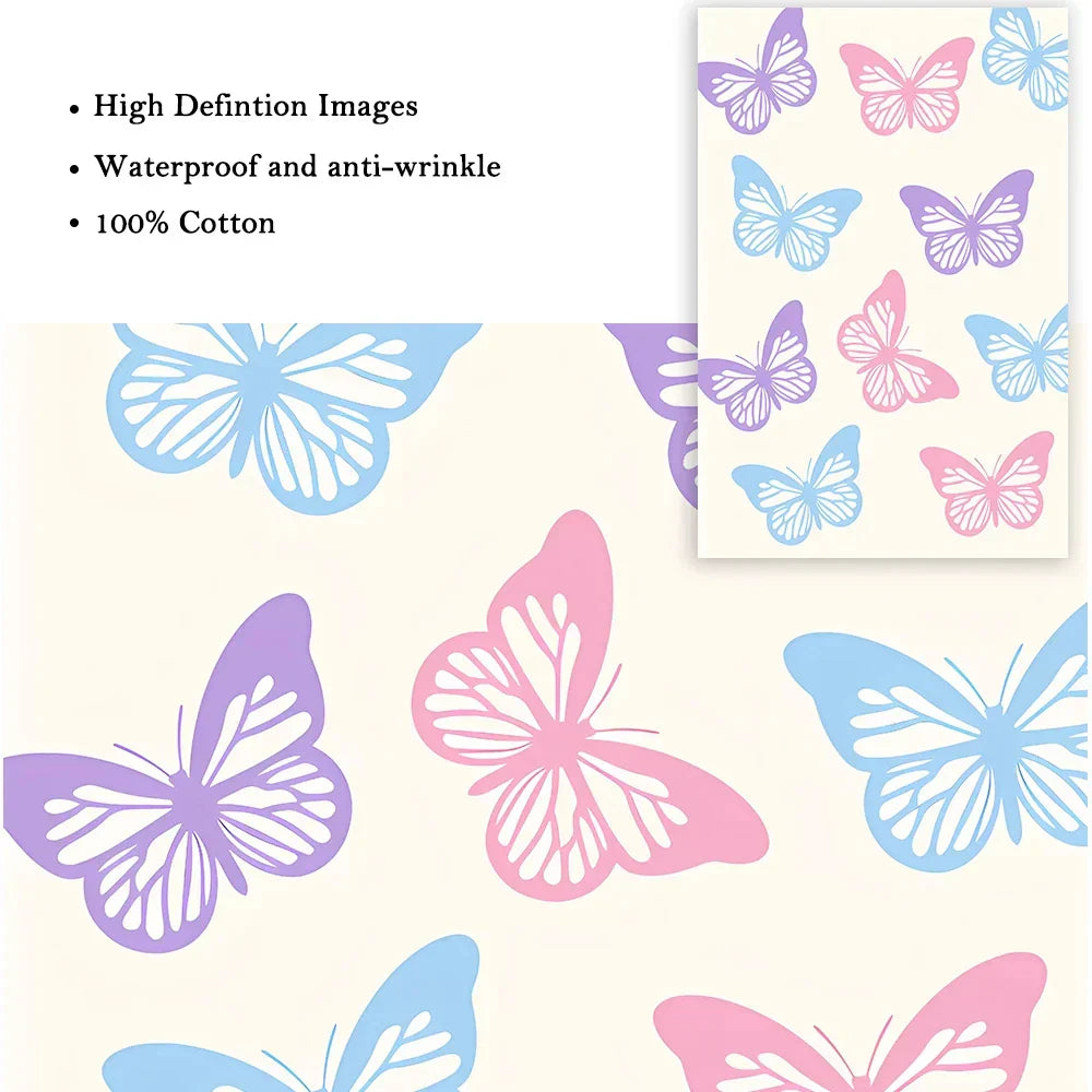 DecorBites™ Pastel Purple Abstract Wall Art Print