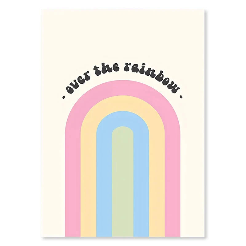 DecorBites™ Pastel Smiley Flower Canvas Wall Art