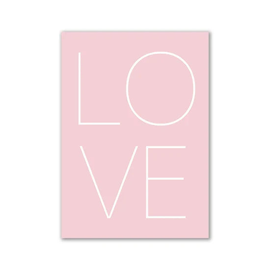 DecorBites™ Pink Aesthetic Wall Art Posters - Modern Decor