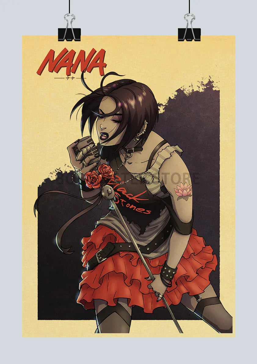 DecorBites™ Retro Anime NANA Poster Set - 2021 Nostalgic Decor