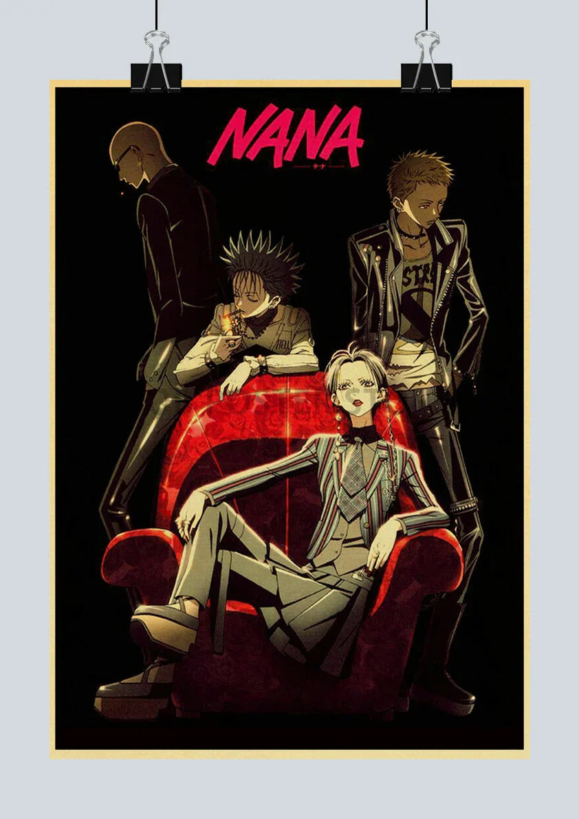 DecorBites™ Retro Anime NANA Poster Set - 2021 Nostalgic Decor