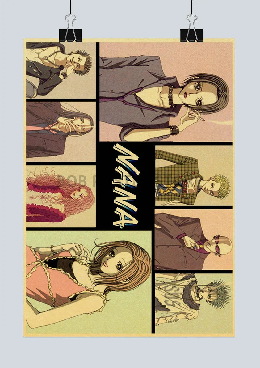 DecorBites™ Retro Anime NANA Poster Set - 2021 Nostalgic Decor