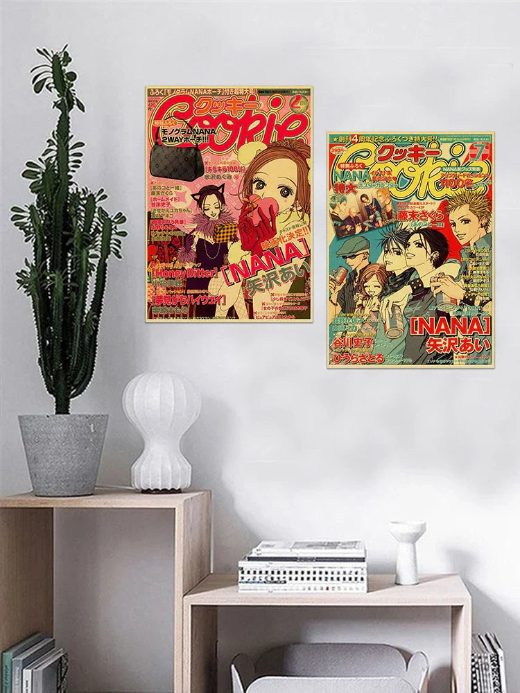 DecorBites™ Retro Anime NANA Poster Set - 2021 Nostalgic Decor