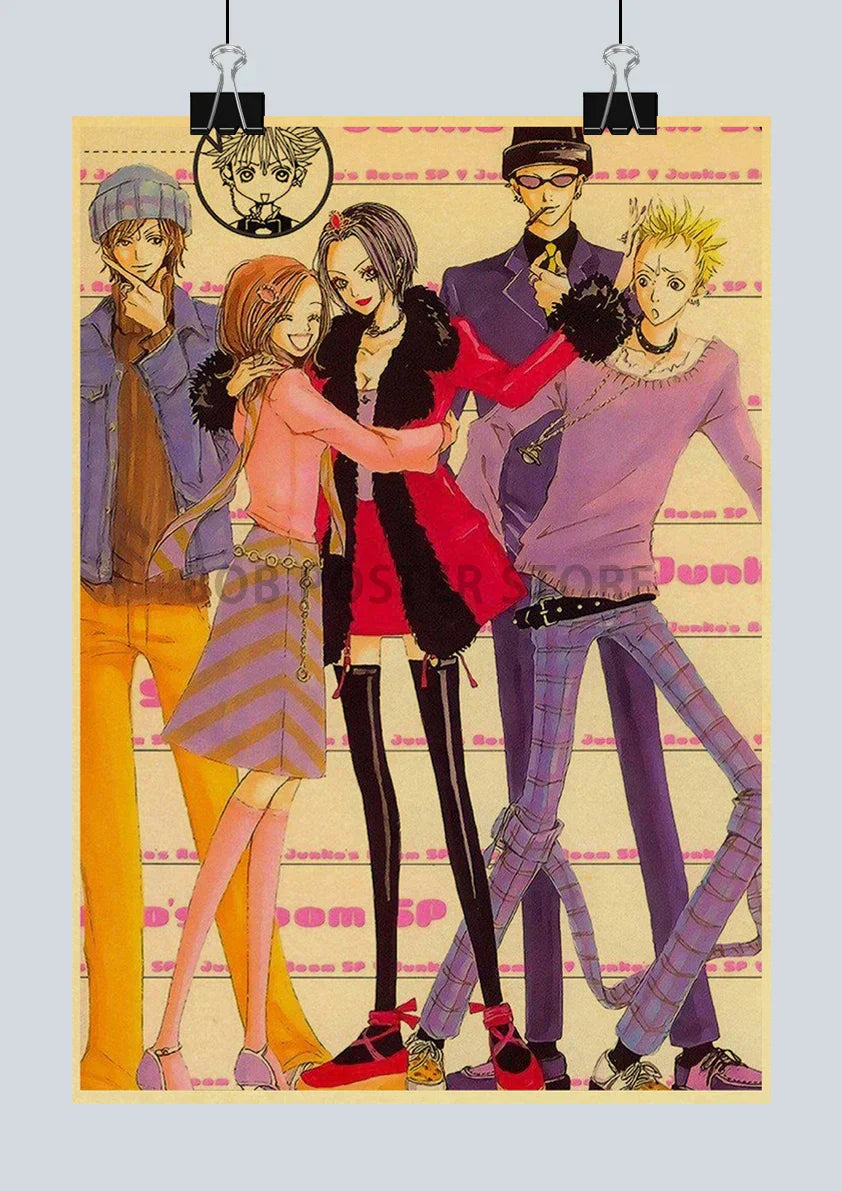 DecorBites™ Retro Anime NANA Poster Set - 2021 Nostalgic Decor