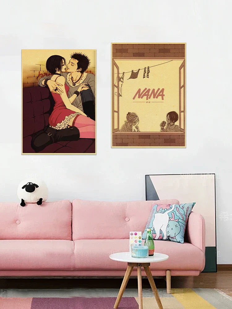 DecorBites™ Retro Anime NANA Poster Set - 2021 Nostalgic Decor