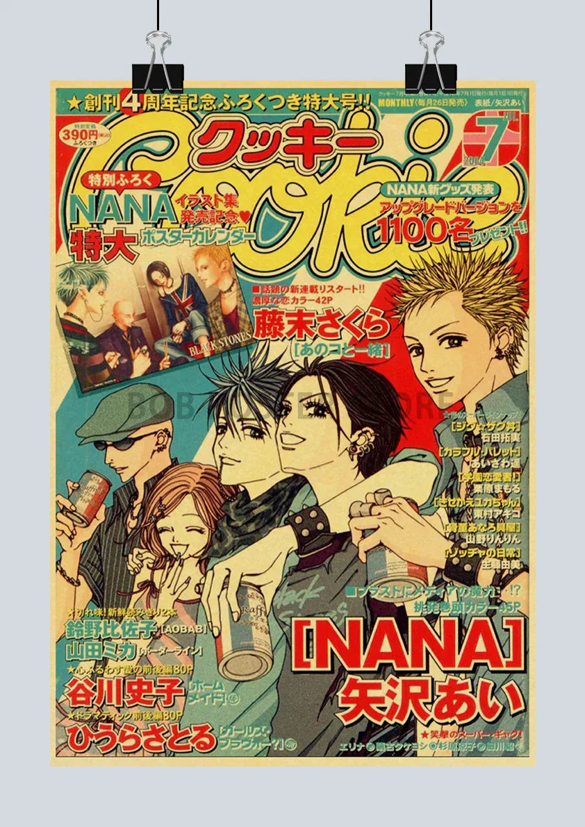 DecorBites™ Retro Anime NANA Poster Set - 2021 Nostalgic Decor