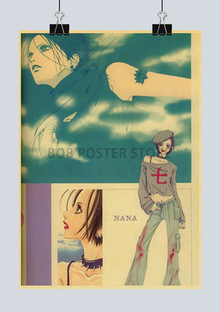 DecorBites™ Retro Anime NANA Poster Set - 2021 Nostalgic Decor