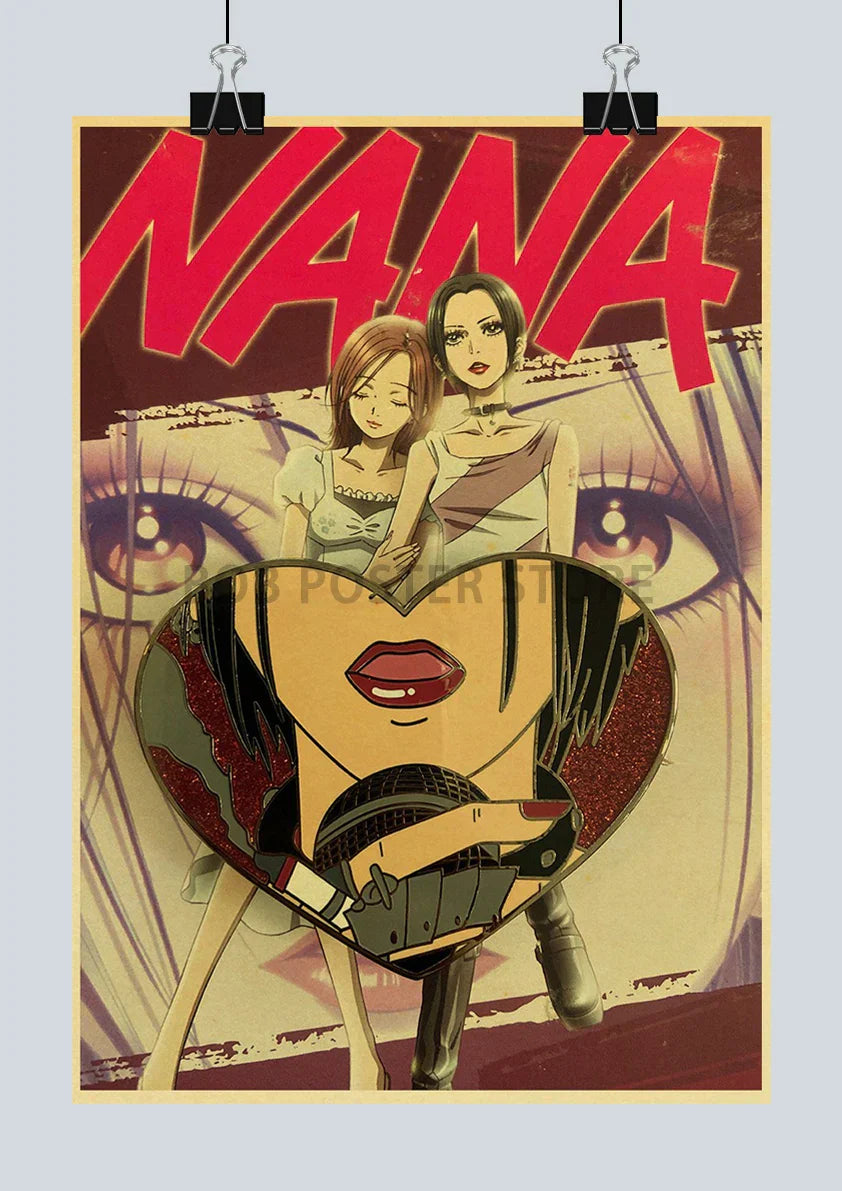 DecorBites™ Retro Anime NANA Poster Set - 2021 Nostalgic Decor