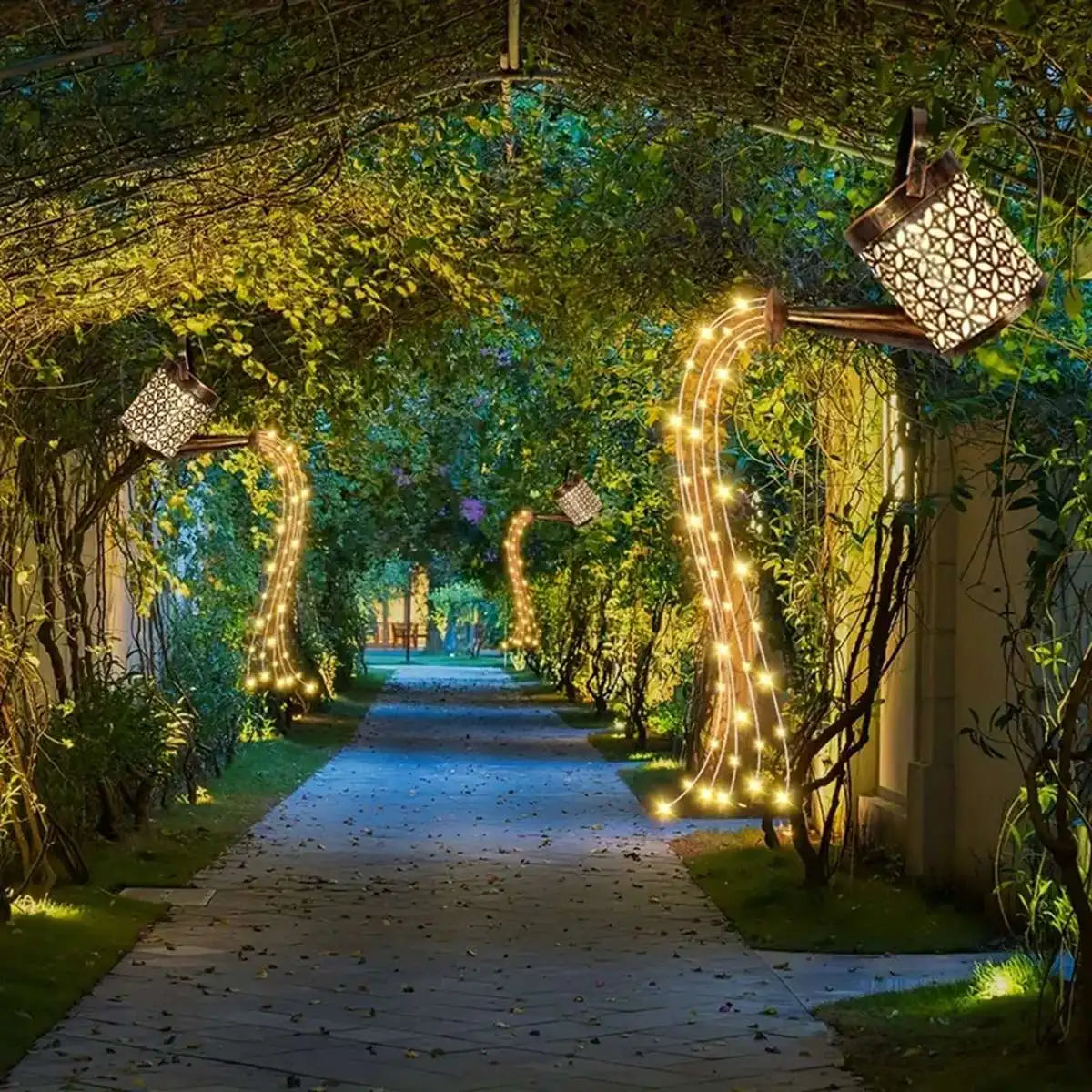 DecorBites™ Solar Watering Can Light - Outdoor Decor